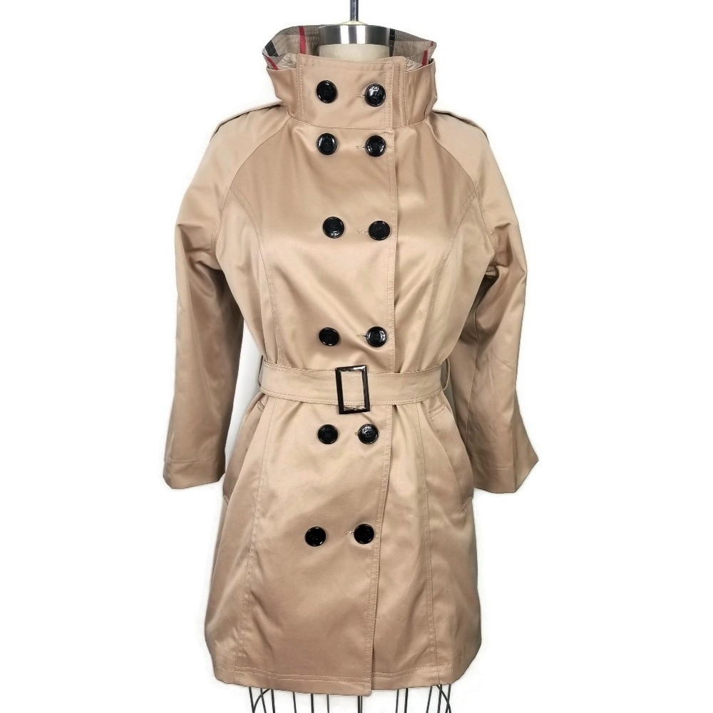 MaxMara Half Sleeve Double-breasted Trench Coat